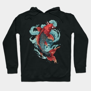 Lucky Japanese Koi Hoodie
